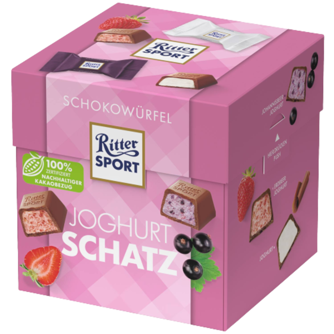 RITTER SPORT Chocolade Box Joghurtschatz 176g