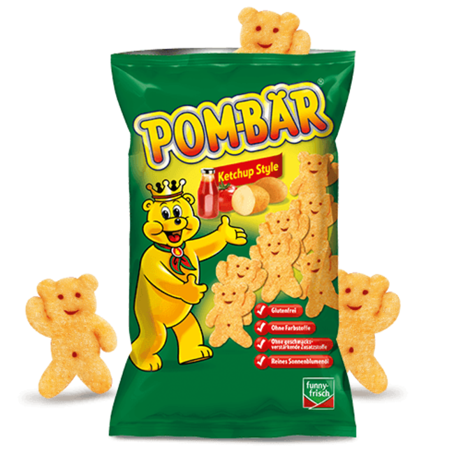 POM-BÄR Ketchup Style Chips 75g