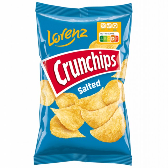 Lorenz Crunchips Salted Chips 175g