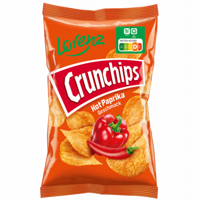 Lorenz Crunchips Hot Paprika Chips 175g