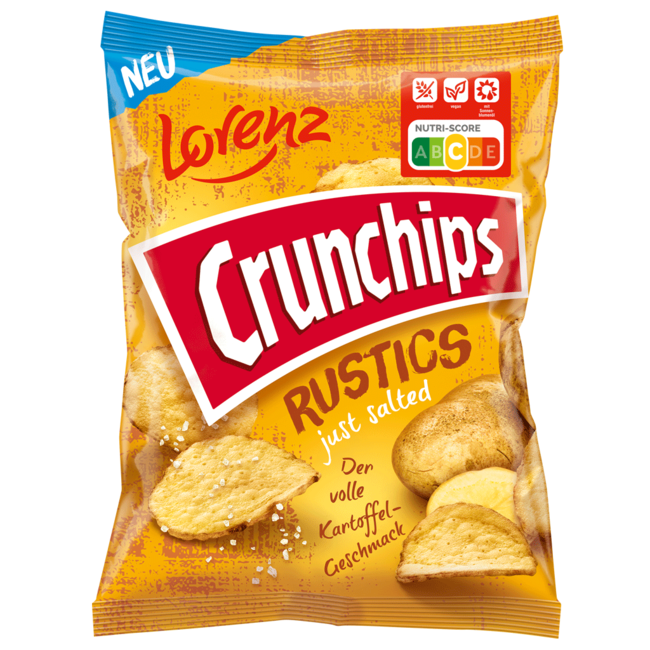 Lorenz Crunchips Rustics Just Salted Chips