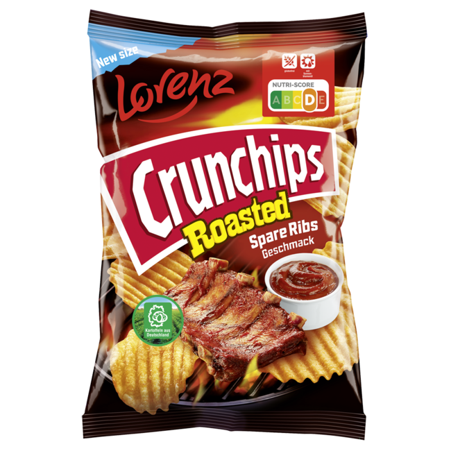 Lorenz Crunchips Roasted Spare Ribs Chips