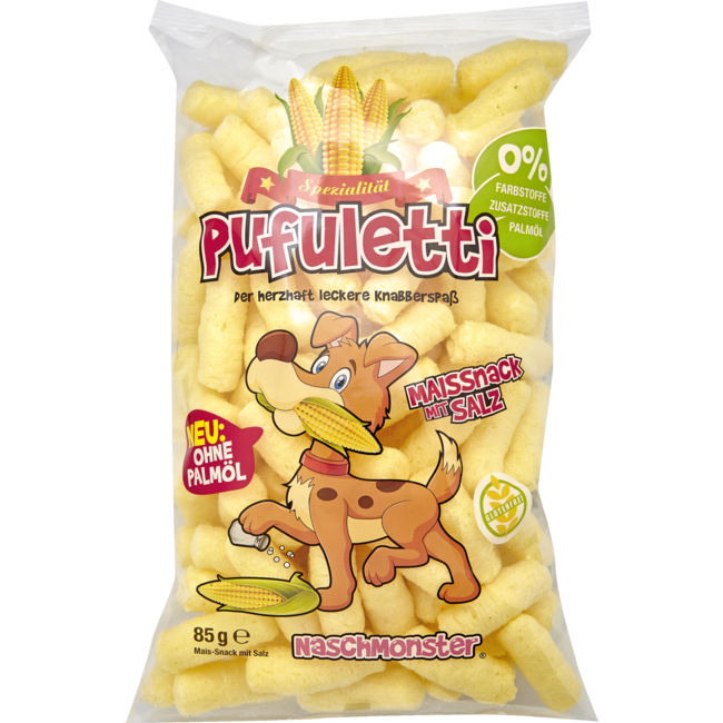 NaschMonster Pufuletti Chips 85g
