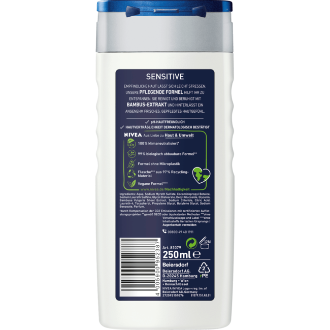 NIVEA MEN Douchegel Sensitive 250ml