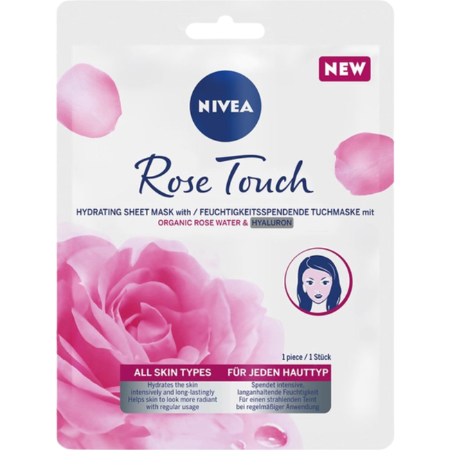 NIVEA Hydraterende Sheetmask Rose Touch 1st