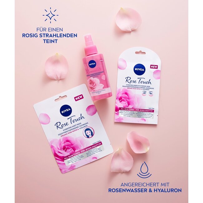 NIVEA Hydraterende Sheetmask Rose Touch 1st
