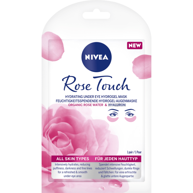 NIVEA Hydraterende Eye Pads Rose Touch 2st