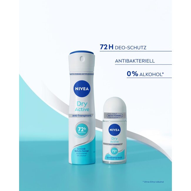 NIVEA Deodorant Spray Antitranspirant Dry Active 150ml