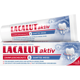 Lacalut Lacalut Actief Tandpasta Tandvleesbescherming & Zacht Wit