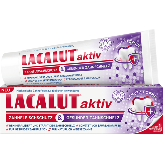 Lacalut Actief Tandpasta Tandvleesbescherming & Tandglazuur 75mL