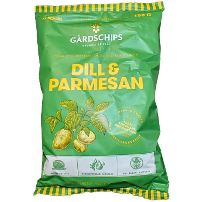 Gårdschips Dill & Parmesan Chips 150g