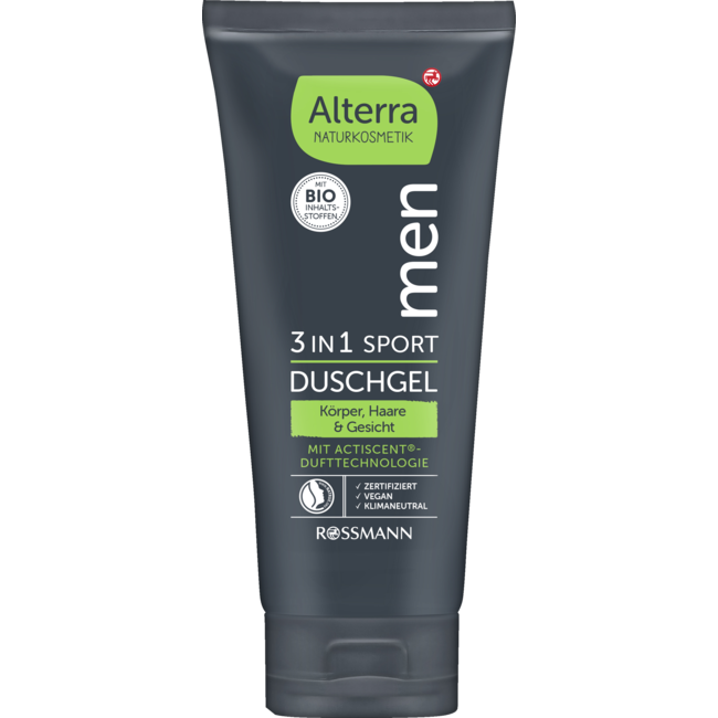 Alterra Men 3in1 Douchegel Sport 200mL