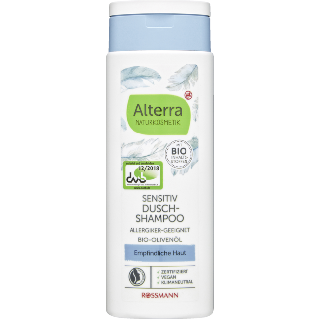 Alterra 2in1 Sensitive Douche-Shampoo Parfumvrij 200mL