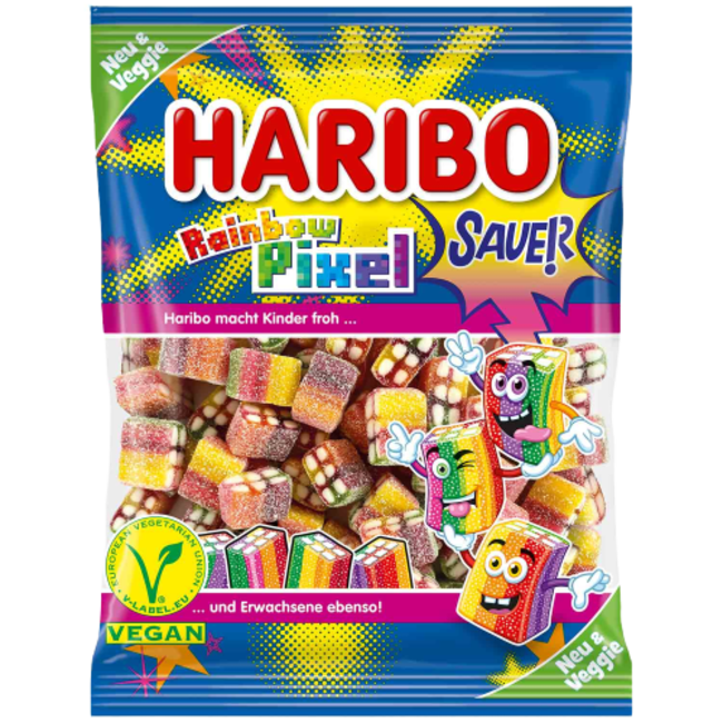 HARIBO Rainbow Pixel Sour 160g