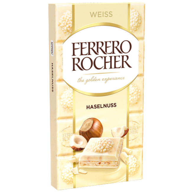 FERRERO ROCHER Chocoladereep White 90g