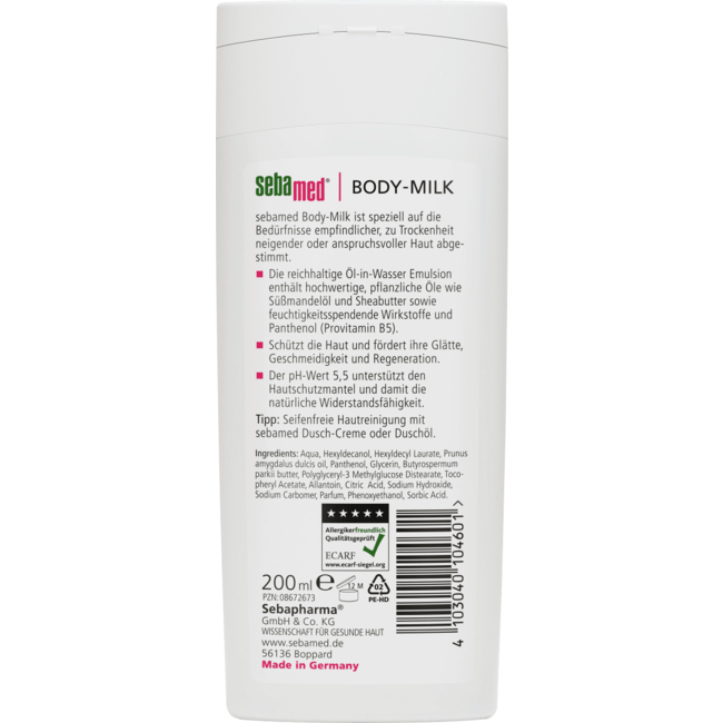 Sebamed Bodymilk Sheabutter 200mL