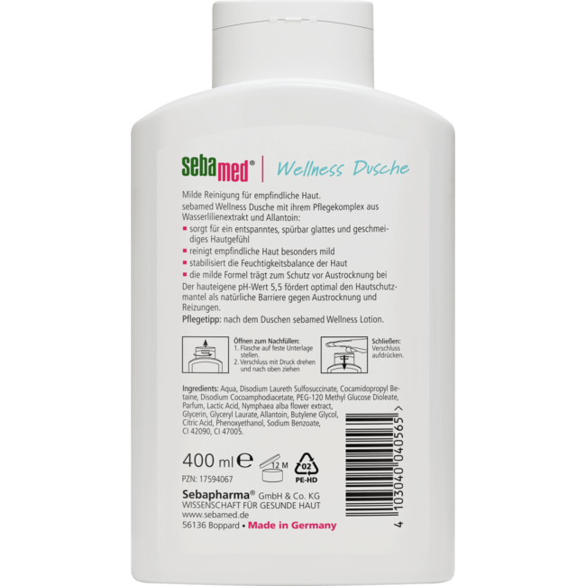 Sebamed Douchegel Wellness Shower 400mL