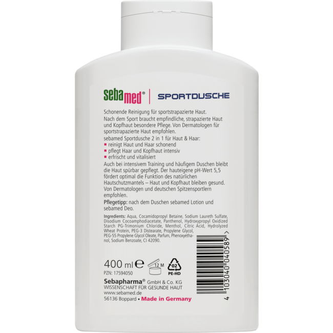Sebamed 2in1 Douchegel Sport 400mL