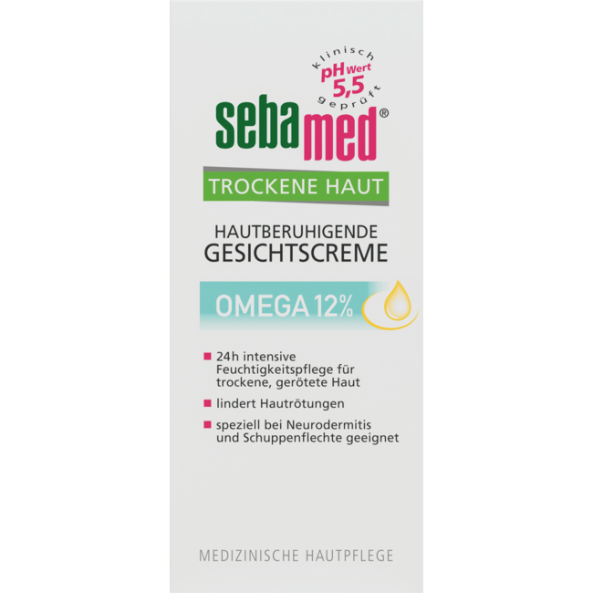 Sebamed Dagcrème Droge Huid Omega 12% 50mL