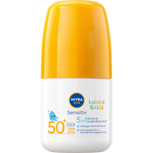 Nivea Sun Babies & Kids Zonnebrandcrème Roll-On Sensitive SPF 50+ 50ml