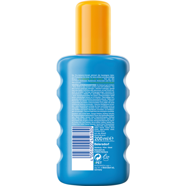 Nivea Sun Zonnespray Bescherming & Bruin SPF 30 200 ml