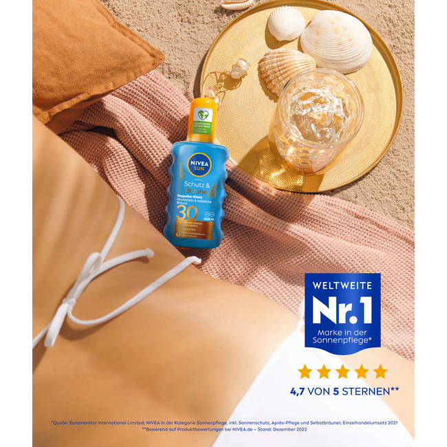 Nivea Sun Zonnespray Bescherming & Bruin SPF 30 200 ml