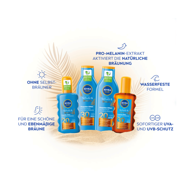 Nivea Sun Zonnespray Bescherming & Bruin SPF 30 200 ml