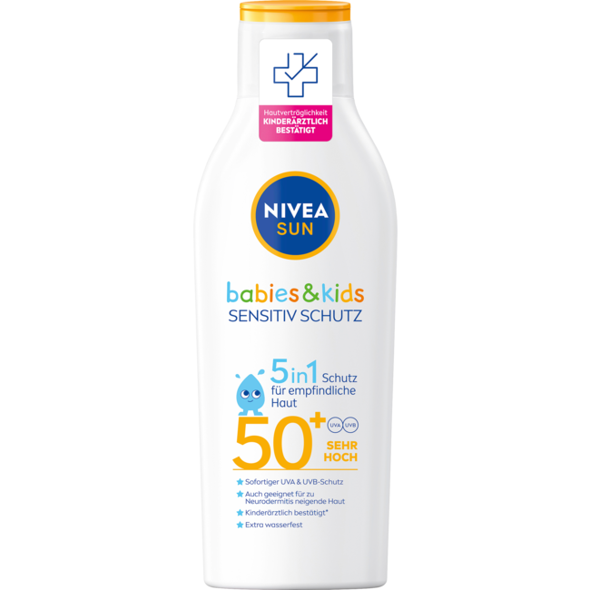 Nivea Sun Babies & Kids Zonnemelk Sensitive Protect SPF 50+ 200ml