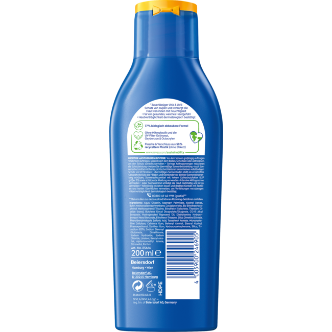 Nivea Sun Zonnemelk Protect & Hydrate SPF 50+ 200 ml