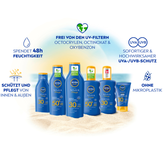 Nivea Sun Zonnemelk Protect & Hydrate SPF 50+ 200 ml