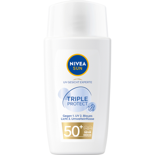 Nivea Sun Triple Protect Zonnebrandcrème Gezicht SPF 50+ 40ml