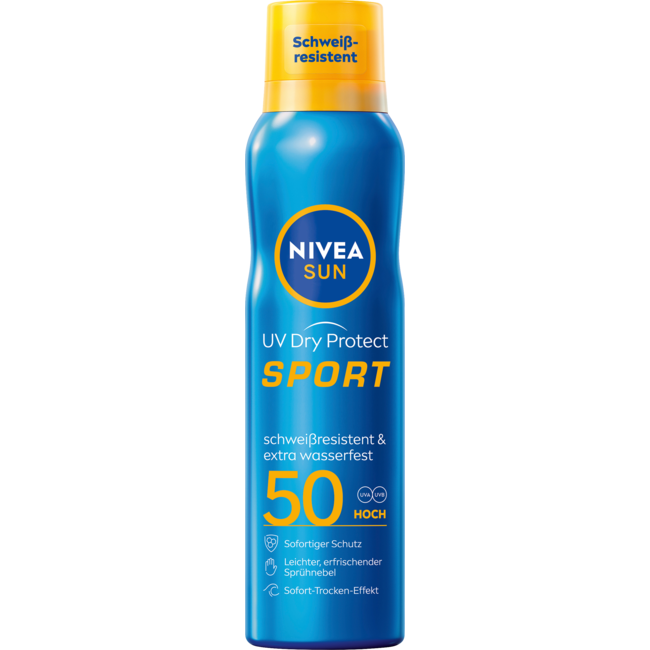 Nivea Sun Sunspray Aerosol UV Dry Protect Sport SPF 50 200mL