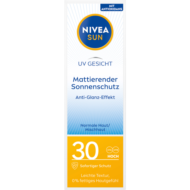 Nivea Sun Shine Control Zonnebrandcrème Gezicht SPF 30 50 ml