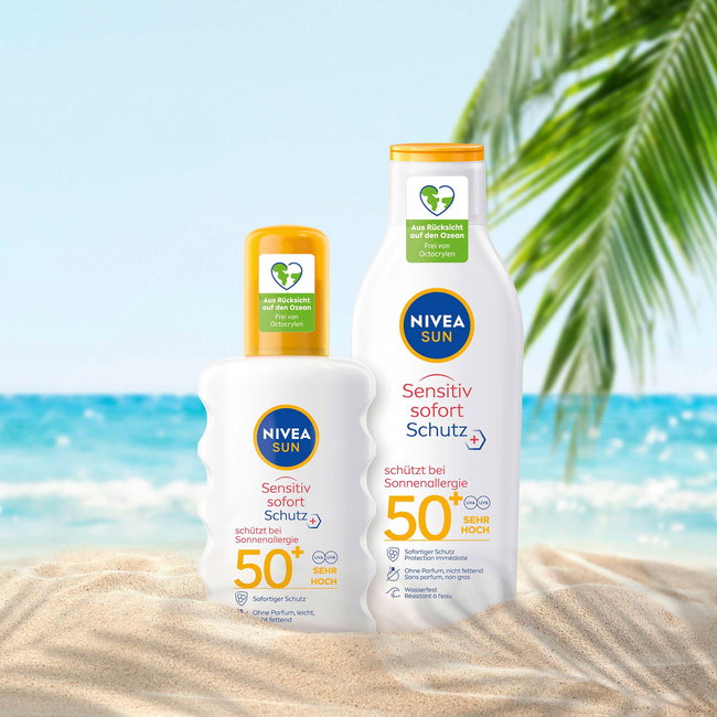 Nivea Sun Zonnespray Onmiddellijke Bescherming Sensitief SPF 50+ 200 ml