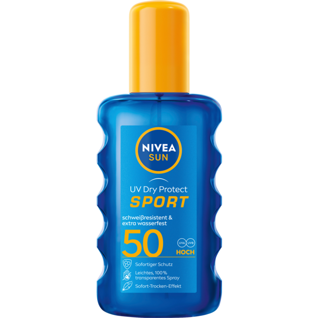 Nivea Sun Zonnepray UV Dry Protect Sport SPF 50 200 ml