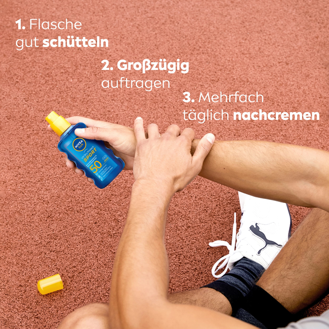 Nivea Sun Zonnepray UV Dry Protect Sport SPF 50 200 ml