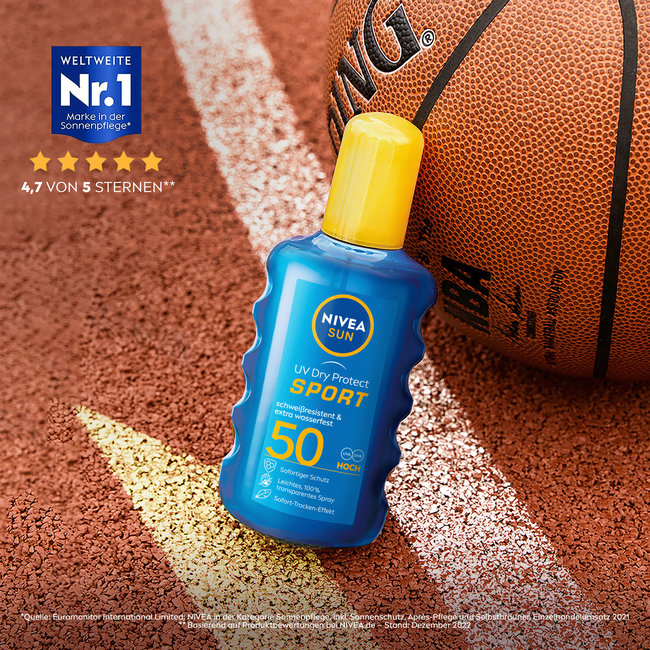 Nivea Sun Zonnepray UV Dry Protect Sport SPF 50 200 ml