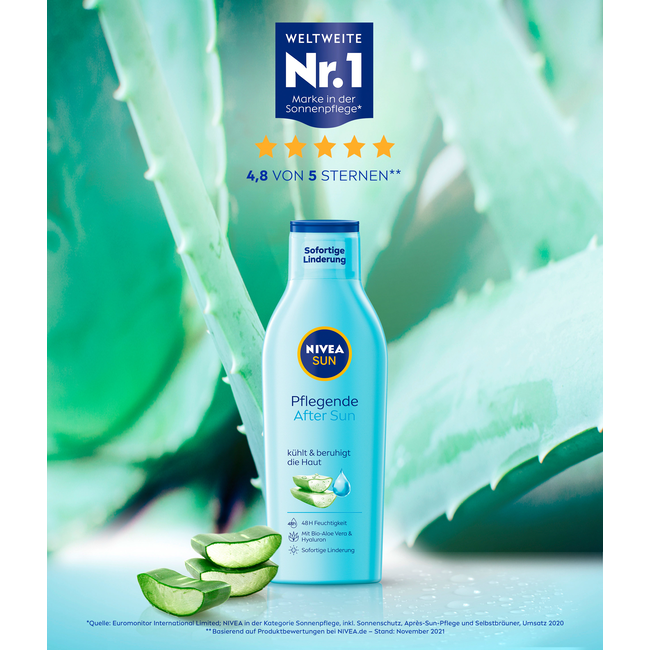 Nivea Sun After Sun Lotion Bio-Aloe Vera & Hyaluron 250 ml