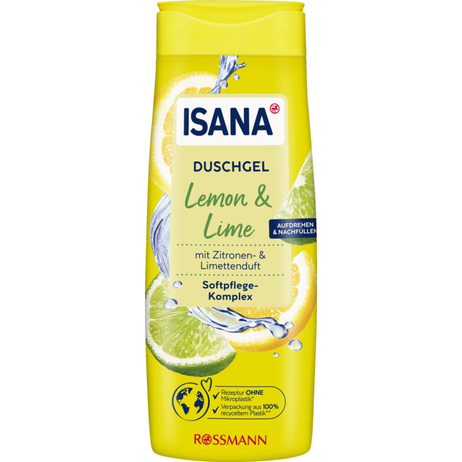 ISANA Douchegel Lemon & Lime 300mL
