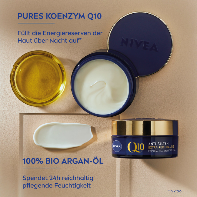 Nivea Anti-Rimpel Nachtcrème Q10 Extra Rijk 50 ml