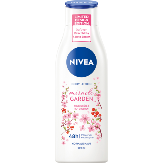Nivea Bodylotion Miracle Garden Kersenbloesem & Rode Bessen 250 ml