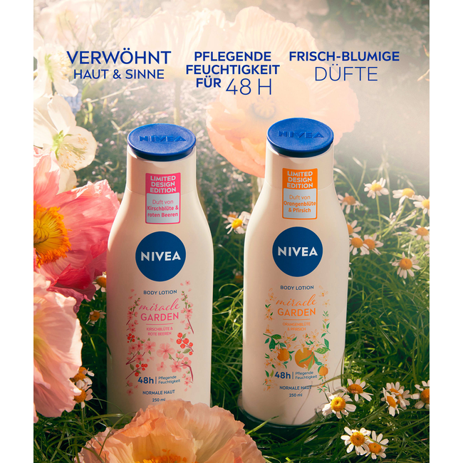 Nivea Bodylotion Miracle Garden Kersenbloesem & Rode Bessen 250 ml