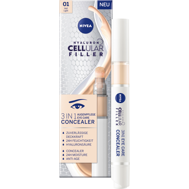 Nivea Cellular Filler 3in1 Oogconcealer Light 4ml