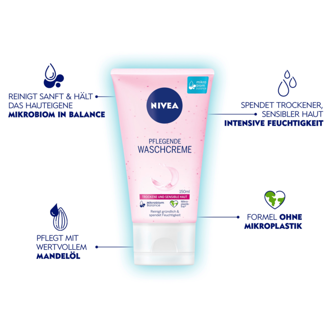 Nivea Wascrème Voedend 150 ml