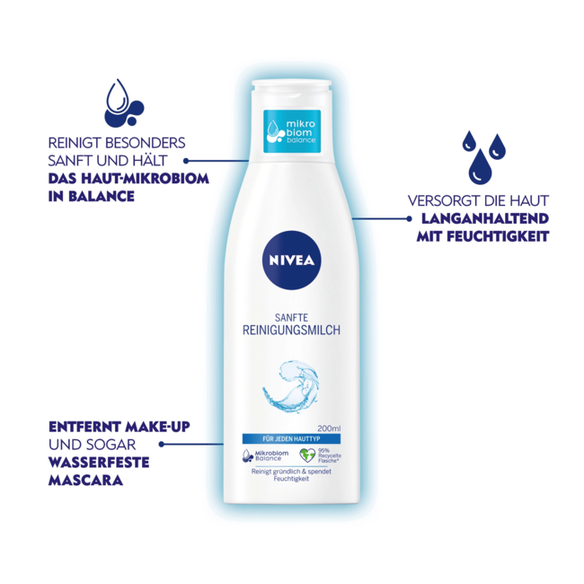 Nivea Reinigingsmelk Zacht 200 ml
