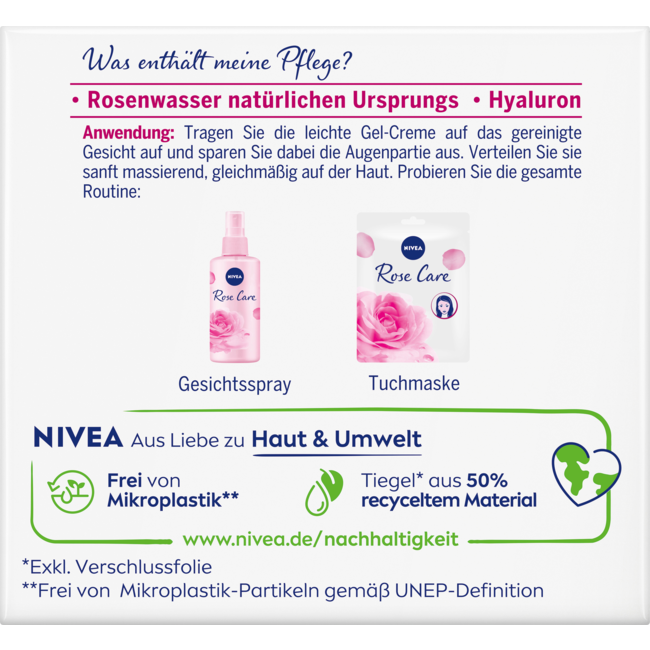 Nivea Gezichtscrème Rozenbloesem 50 ml
