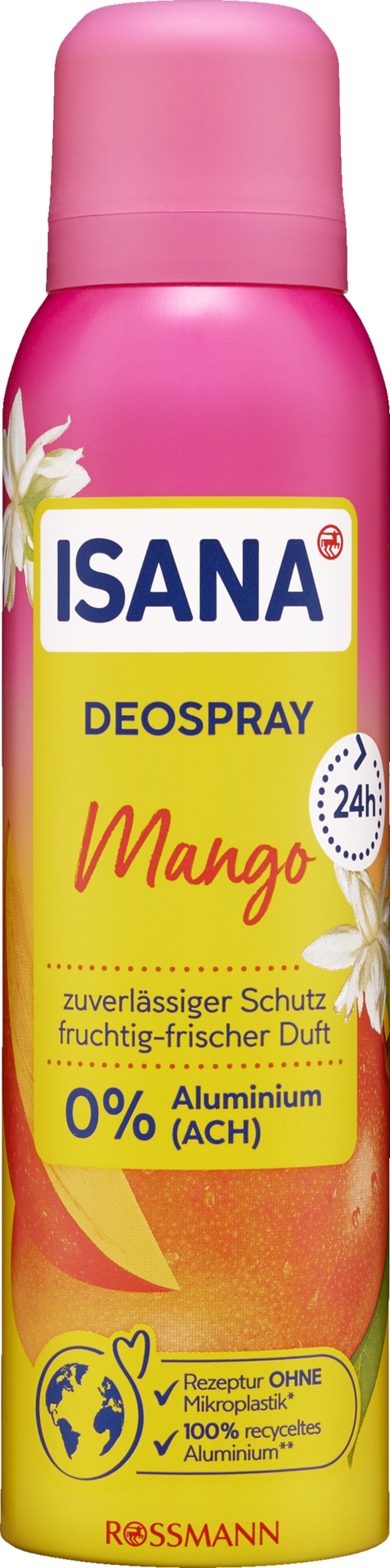 ISANA Deodorant Spray Mango 150 mL Duitse Voordeel Drogist