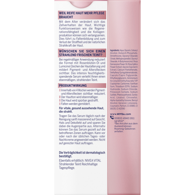 Nivea Vital Serum Stralende Teint 40 ml