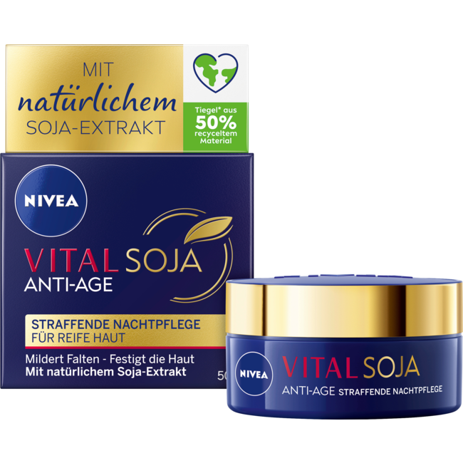 Nivea Vital Soja Nachtcrème Anti-Age 50 ml