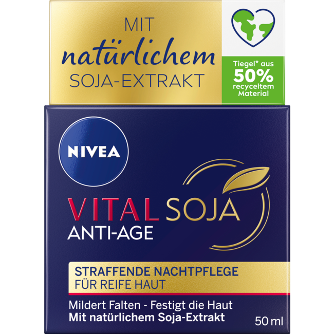 Nivea Vital Soja Nachtcrème Anti-Age 50 ml